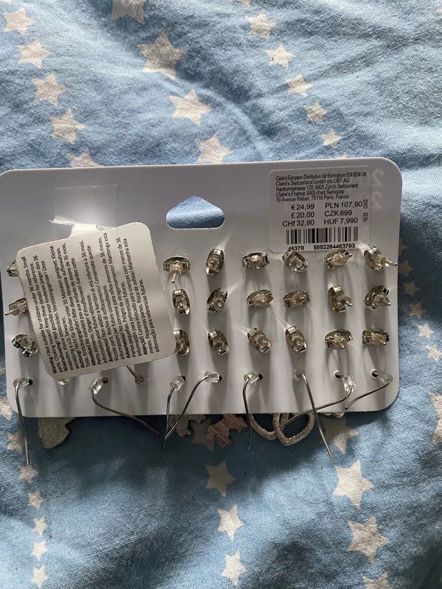 Set di orecchini per bambine