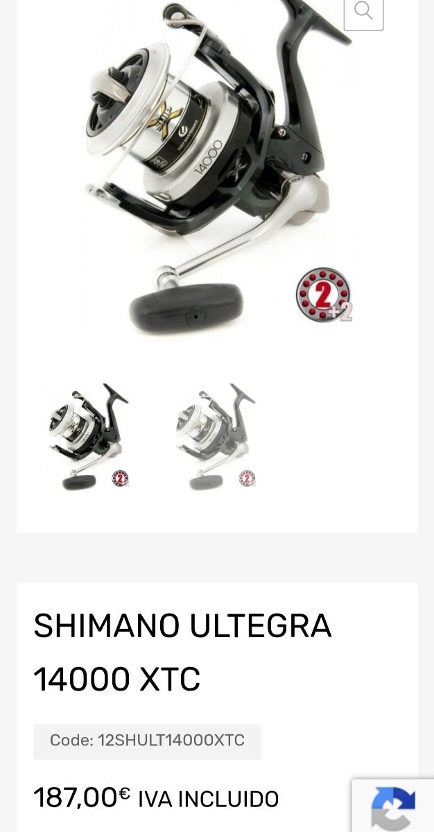 carretes Shimano ultegra xtc 14000