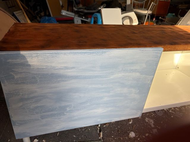 Mueble Tv Besta IKEA restaurado sin patas