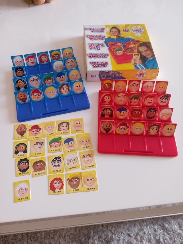 Juego de la oca y quién es quièn, vintage