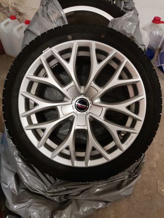 Llantas Borbet DY 8Jx18, 5x112 y gomas de invierno