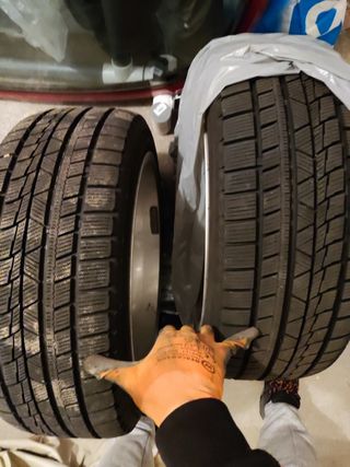 Llantas Borbet DY 8Jx18, 5x112 y gomas de invierno