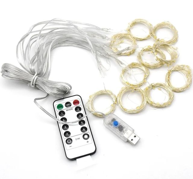 ¡Ambiente Mágico! Cadena de Luces LED Tipo Cortina