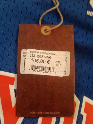 Camiseta NBA Patrick Ewing - talla XS