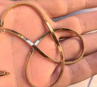 Collana vintage metallo donna girocollo