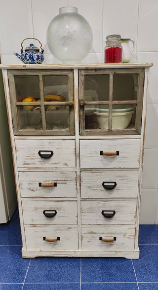 Mueble Rustico Blanco