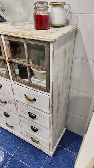 Mueble Rustico Blanco
