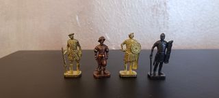 Set 4 Soldatini in metallo Kinder vintage