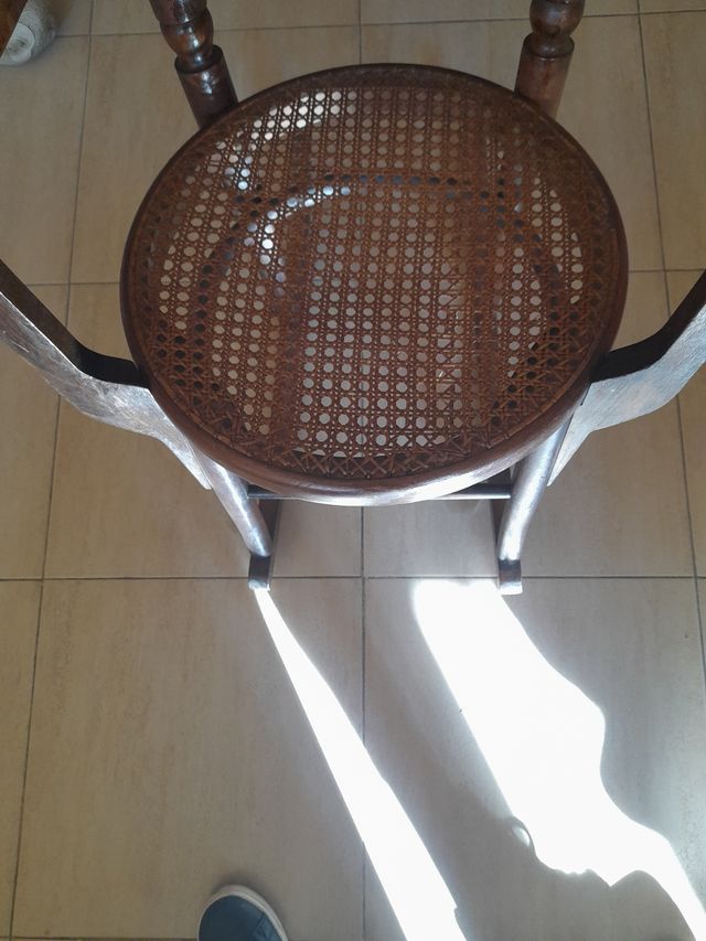 Mecedora madera vintage