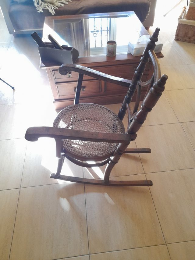 Mecedora madera vintage