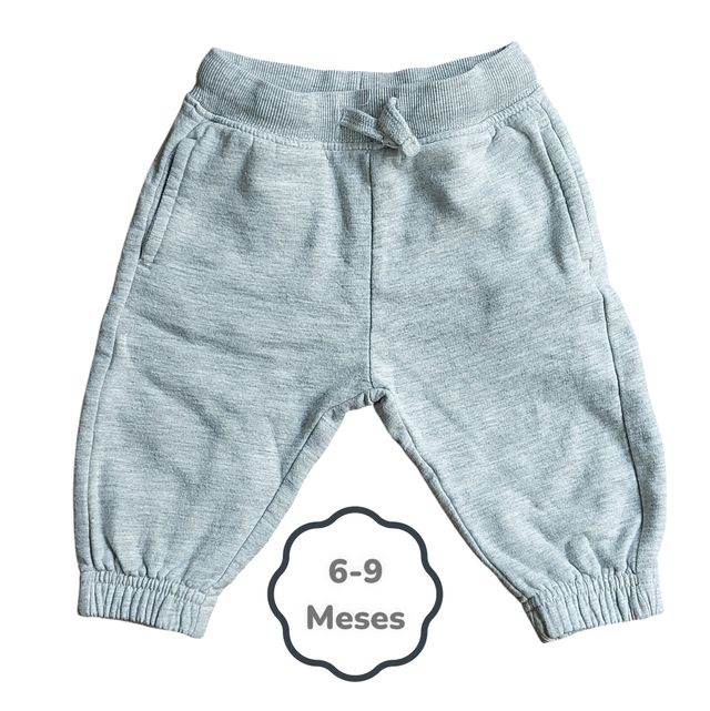 Calças Cinzentas MO 6-9 meses