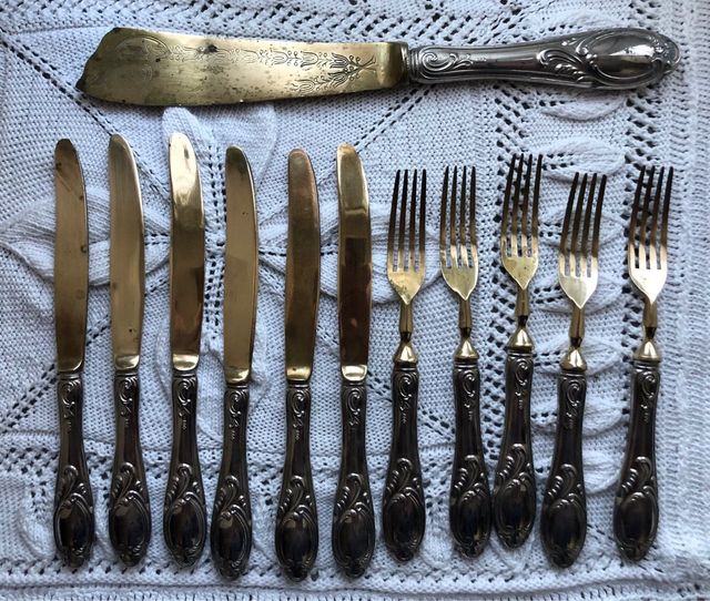 Set posate dolce/dessert vintage