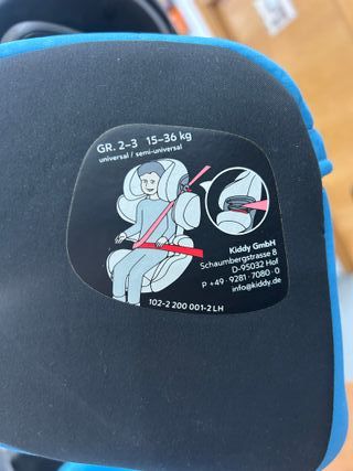 Silla de coche Kiddy Cruiser Fix 3