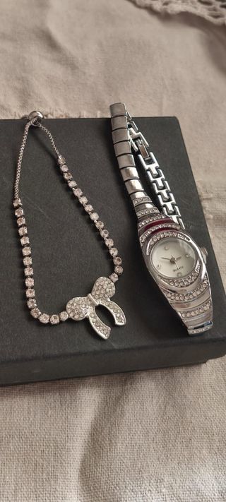 Conjunto reloj y pulsera
