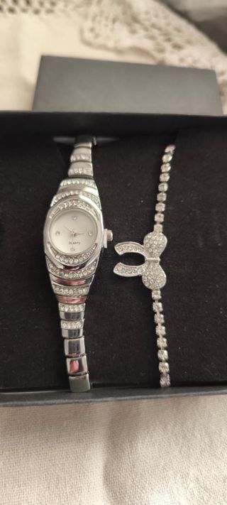 Conjunto reloj y pulsera