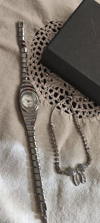 Conjunto reloj y pulsera