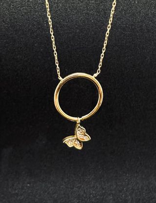 Cadena Bilbao mariposa Oro 18K, 2.27gr, 43cm