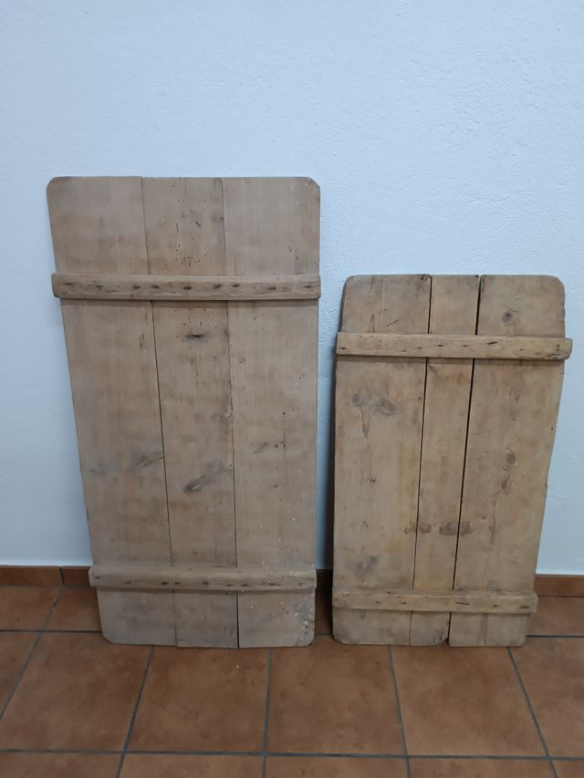 Tablas de panadería antiguas
