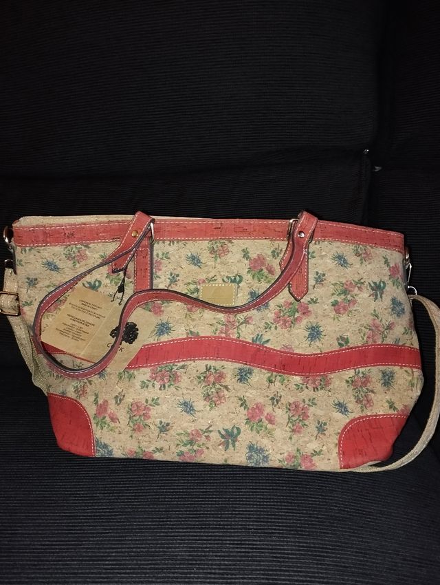 Bolso estampado de corcho