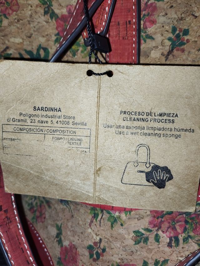 Bolso estampado de corcho