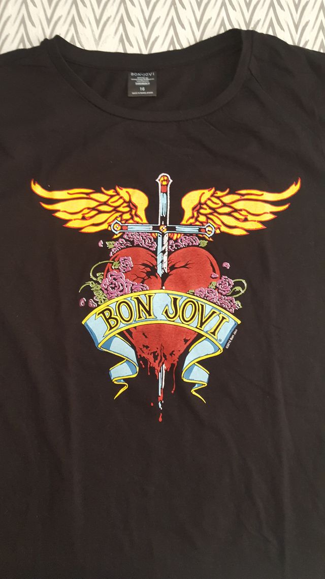 BON JOVI - DOS CAMISETAS OFICIALES 2018