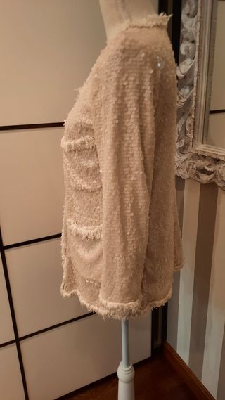 Chaqueta zara lentejuelas M