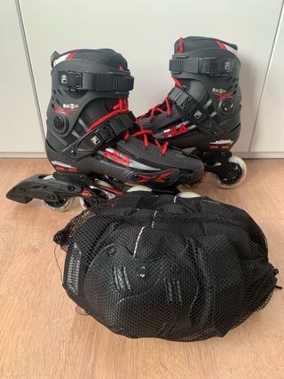Patines Fila Houdini y protecciones