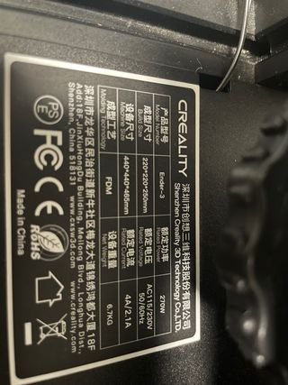Creality ender 3 impresora 3d