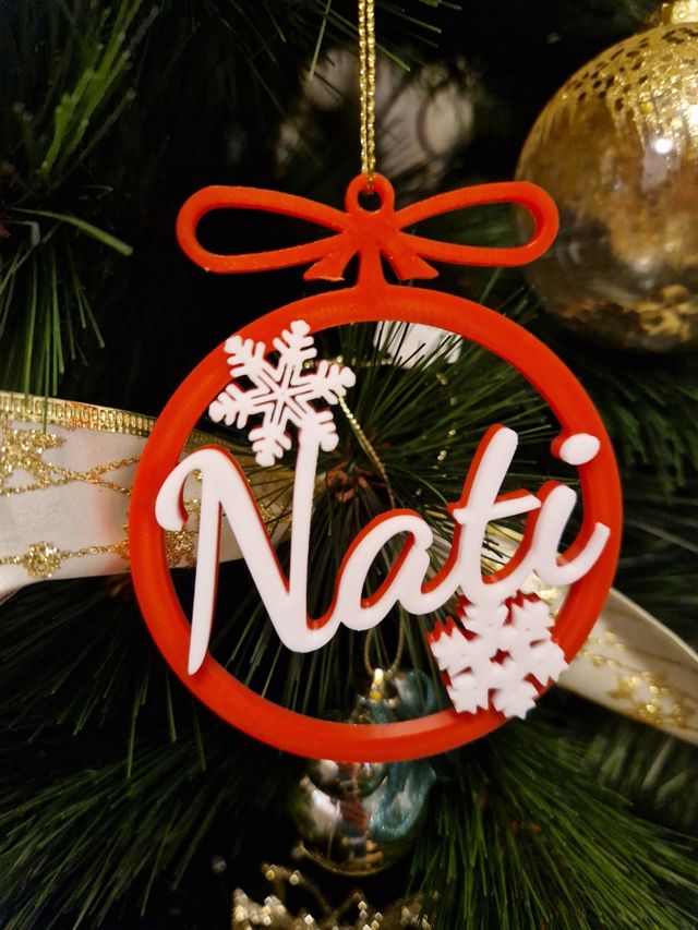 Bola de navidad personalizada