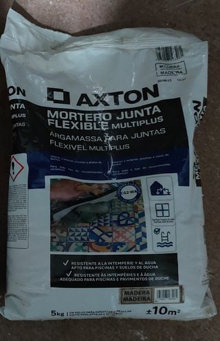 Mortero juntas exterior madera