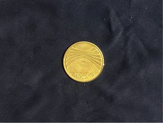 Moneda de oro 75 aniversario del Barça
