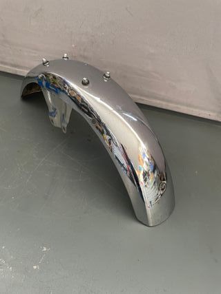 GUARDABARROS CROMADO ALETA CAFE RACER BMW /6 /7