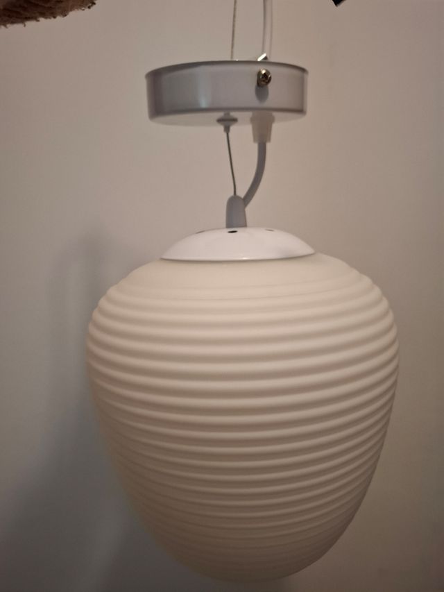 Lampada per interni lampada in vetro bianco