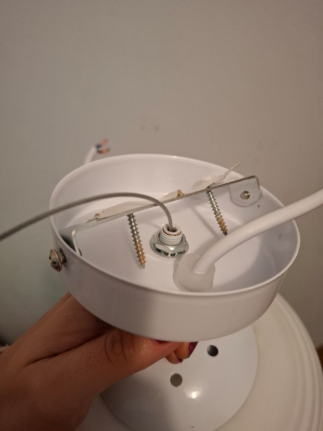 Lampada per interni lampada in vetro bianco