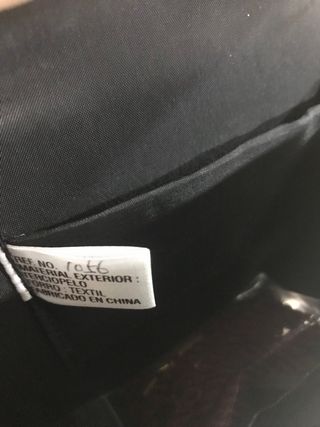 Bolso fiesta de tercio pelo burdeos