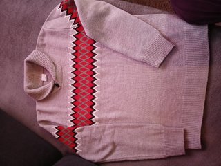 Jersey de lana gris  niño 14 años