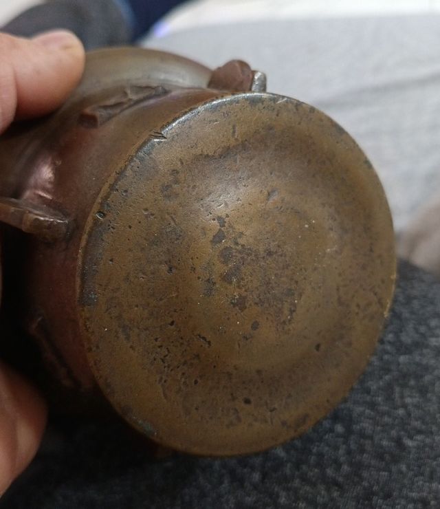 ANTICO MORTAIO IN BRONZO DEL XVII SECOLO