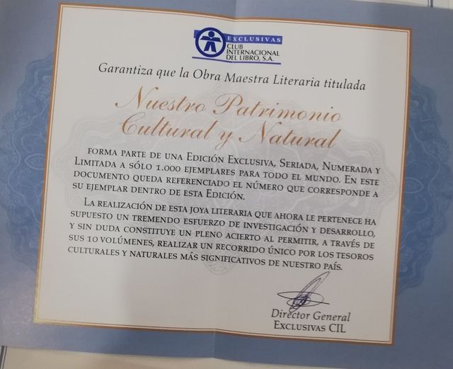 Colección: PATRIMONIO CULTURAL Y NATURAL