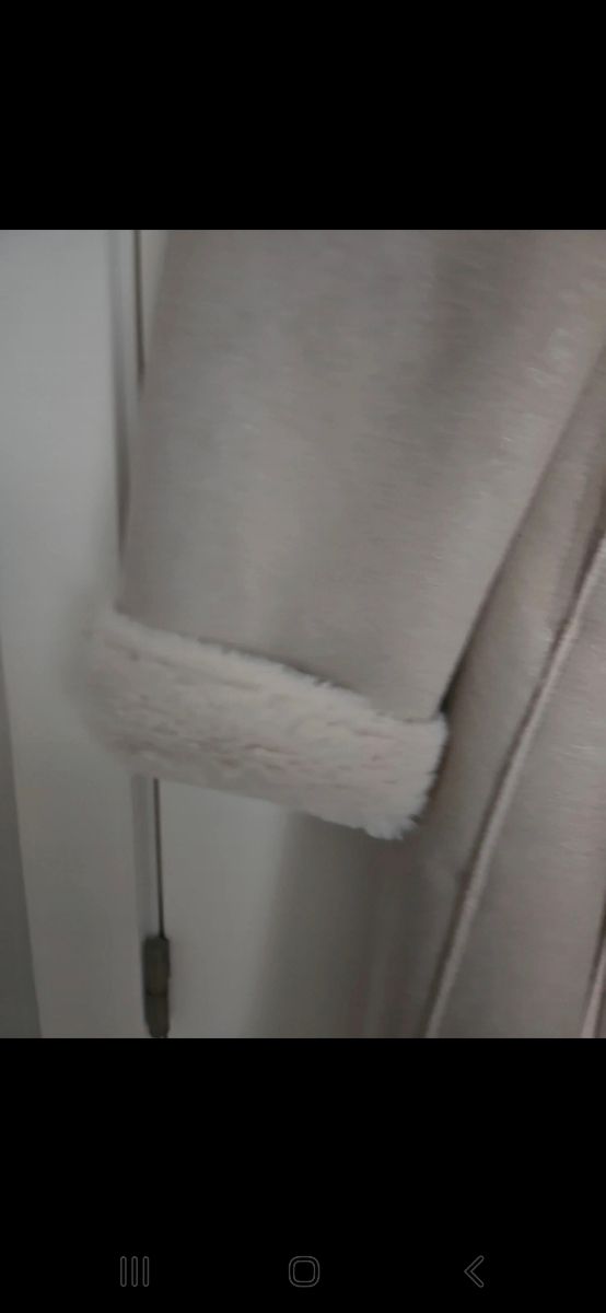 Abrigo one step con borreguillo