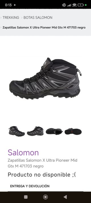 Botas Salomon talla 43