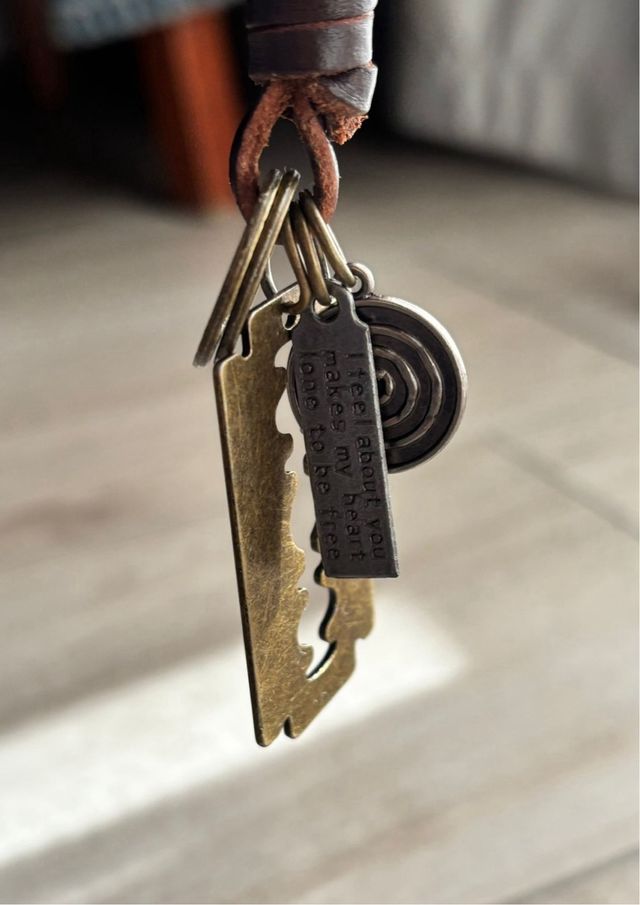 Portachiavi vintage barbershop