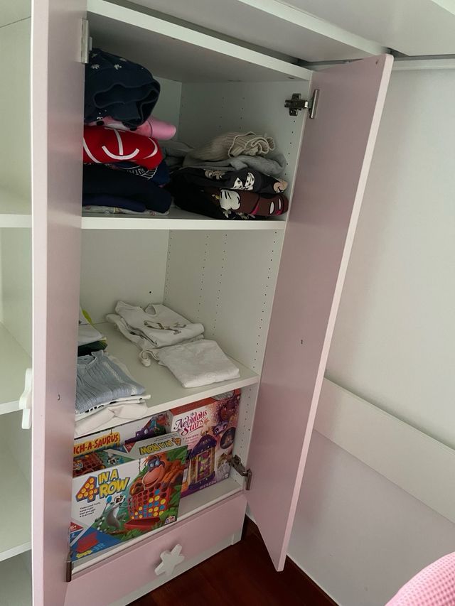 Cama ikea+armario+estanteria+pupitre+cajones