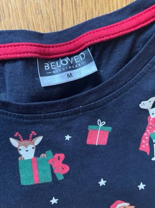 Pijama navidad unisex talla m 