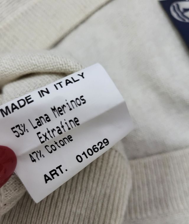 Navigare vintage lana merinos e cotone 