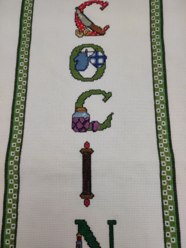 Tapete para enmarcar de punto de cruz