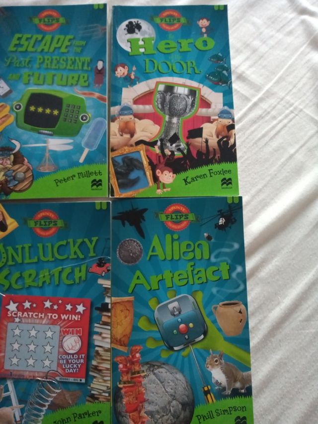 6 libros Sprints Flips Macmillan 