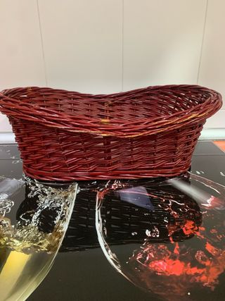 Cesta de mimbre