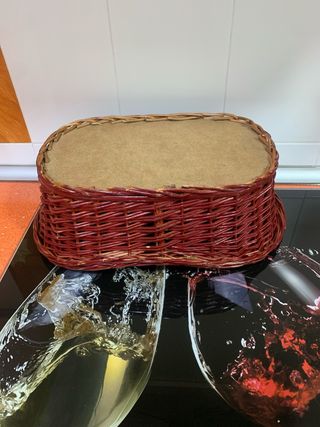 Cesta de mimbre