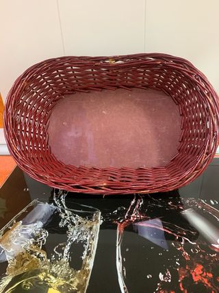 Cesta de mimbre