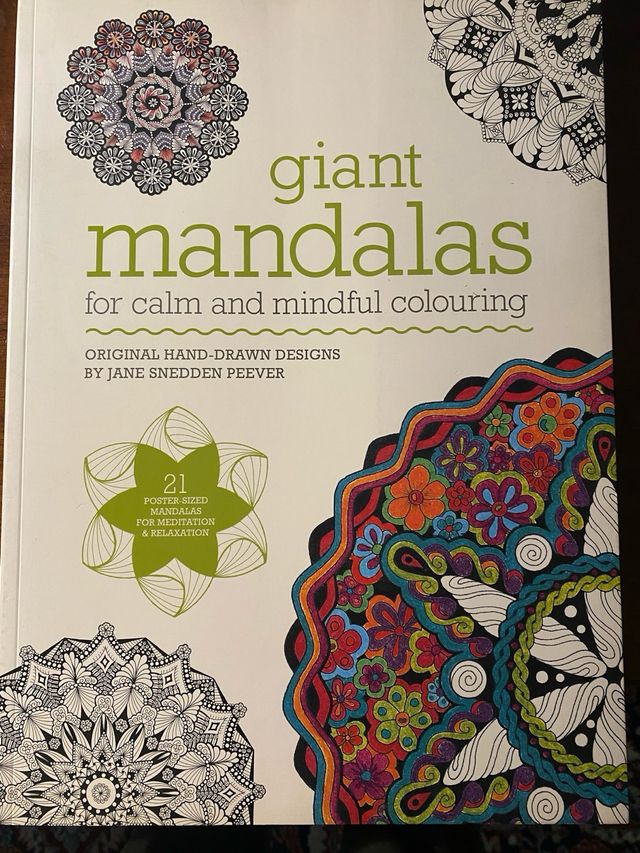 Giant Mandalas: For Calm and Mindful Colouring